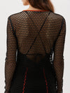 longerline net layering t.shirt