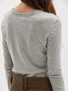 slim seam detail long sleeve t.shirt