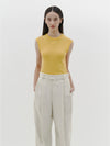slim superfine rib muscle tank