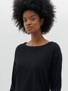 coverstitch detail long sleeve t.shirt