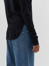 coverstitch detail long sleeve t.shirt