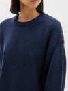 chunky crew neck knit