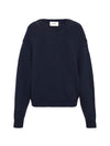 chunky crew neck knit