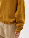 chunky crew neck knit