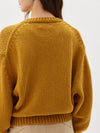 chunky crew neck knit