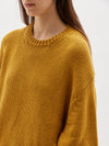 chunky crew neck knit