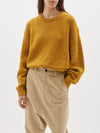 chunky crew neck knit