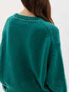 chunky crew neck knit