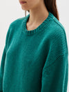 chunky crew neck knit