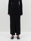 tubular knitted skirt