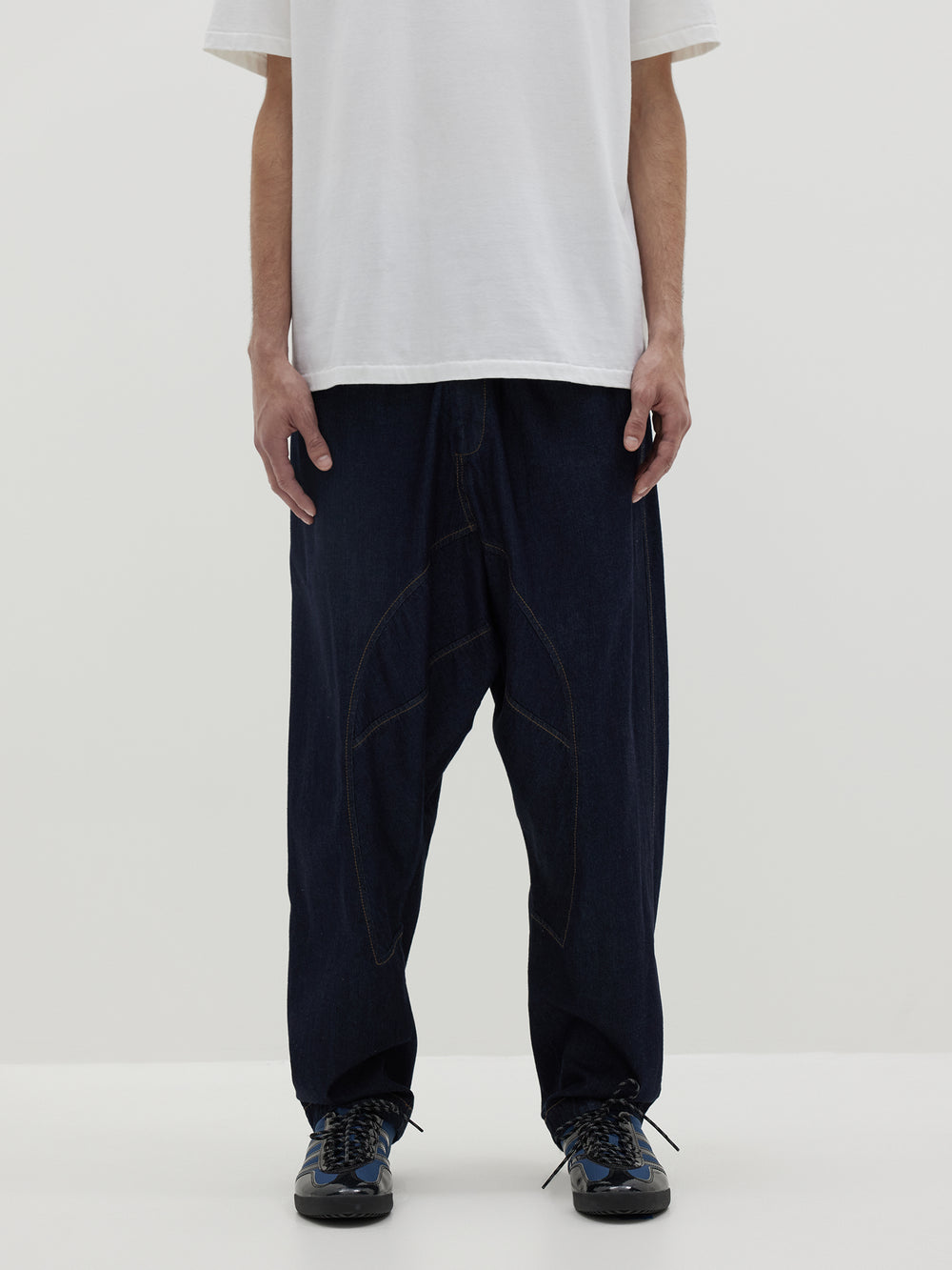 denim voluminous pant