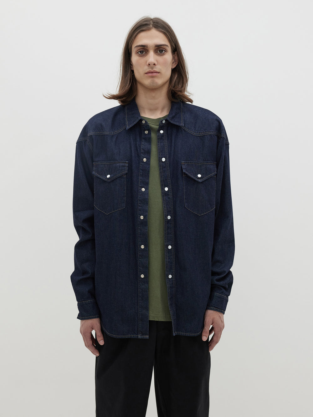 denim western shirt