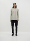 slouch coverstitch long sleeve t.shirt