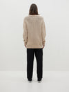 cotton linen chunky knit