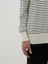 stripe cotton merino knit