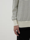stripe cotton merino knit