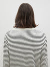 stripe cotton merino knit