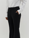 stretch ottoman flare hem pant