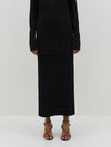crinkle jersey skirt