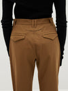 gabardine straight leg pant