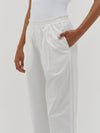 pleated cotton pull on pant