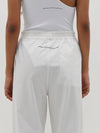 pleated cotton pull on pant