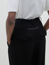 classic twill pleat pant