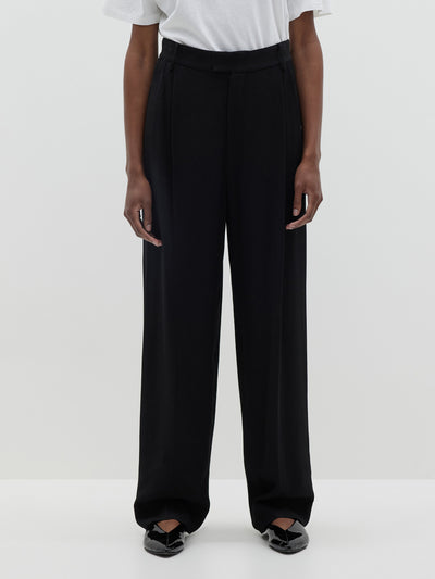 classic twill pleat pant