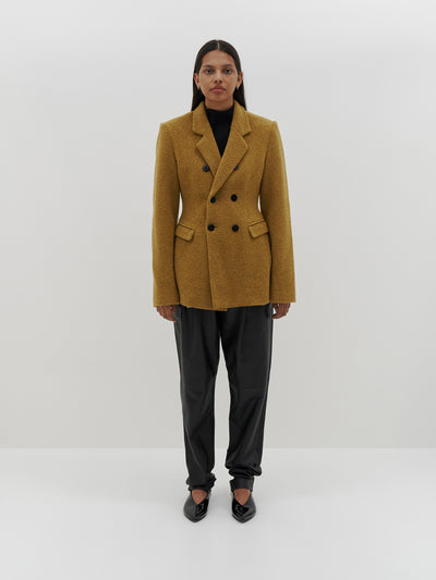 woollen double breasted coat