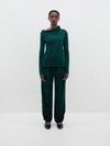 asymmetric neck long sleeve t.shirt