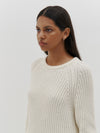 open back fitted knit