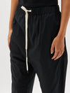 cotton poplin long rise pant