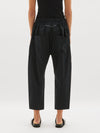 cotton poplin long rise pant