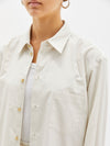 longerline cotton shirt