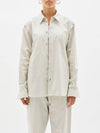 longerline cotton shirt