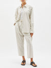longerline cotton shirt