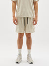 washed linen beach short