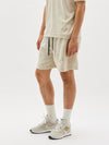 washed linen beach short