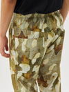 barkwood print pull on pant