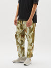 barkwood print pull on pant