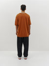 slouch contrast stitch t.shirt