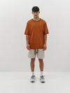 slouch contrast stitch t.shirt