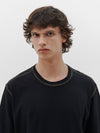 slouch contrast stitch t.shirt