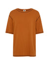 slouch contrast stitch t.shirt