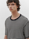 contrast stripe slouch t.shirt