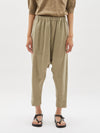 linen slouch drawstring pant