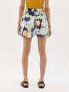 printed cotton mini short