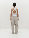 voluminous cotton poplin pant