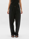 voluminous cotton poplin pant