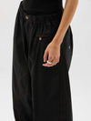 voluminous cotton poplin pant